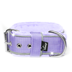 Grip Safe Baby Purple - Brett fodrat reflexhalsband med handtag