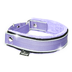 Martingale Safe Baby Purple - Brett fodrat halsband halvstryp med reflex