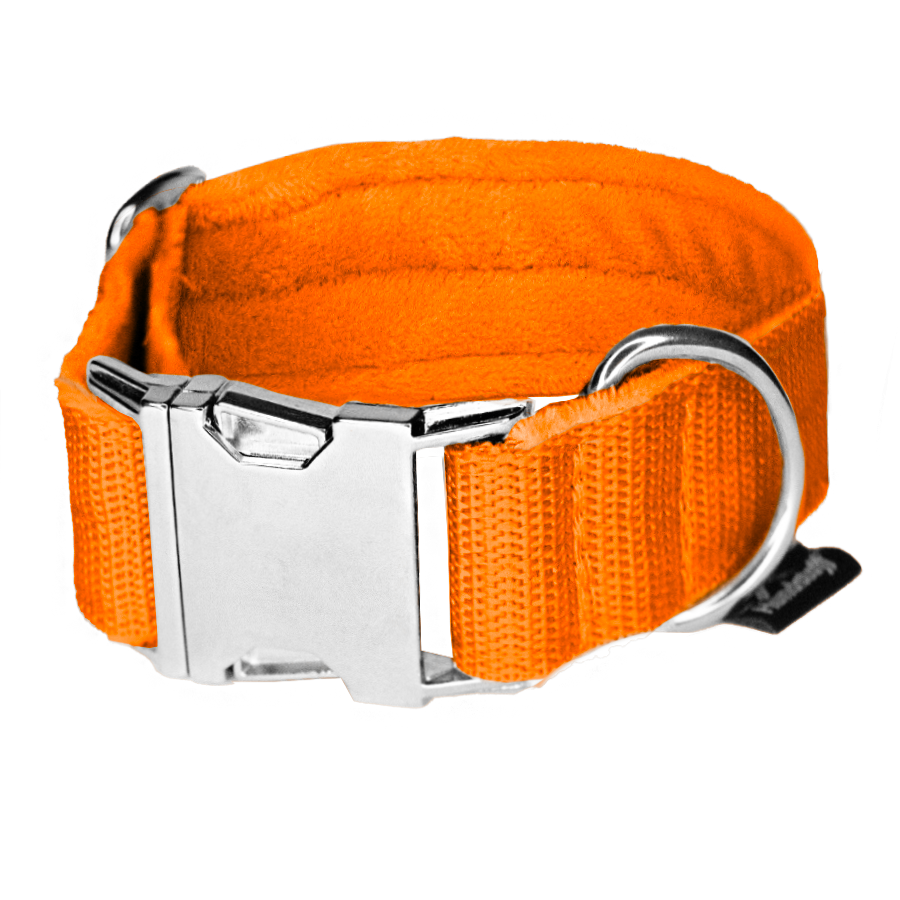 Easy Clip Orange - Reglerbart halsband med knäppspänne