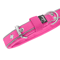 Energetic Safe Rosa - Fodrat reflexhalsband till mindre hundar