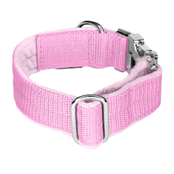 Easy Clip Baby Pink - Reglerbart halsband med knäppspänne