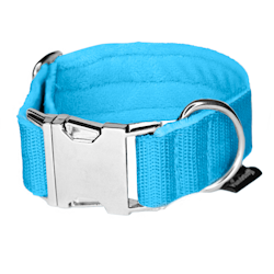 Easy Clip Ocean Blue - Reglerbart halsband med knäppspänne