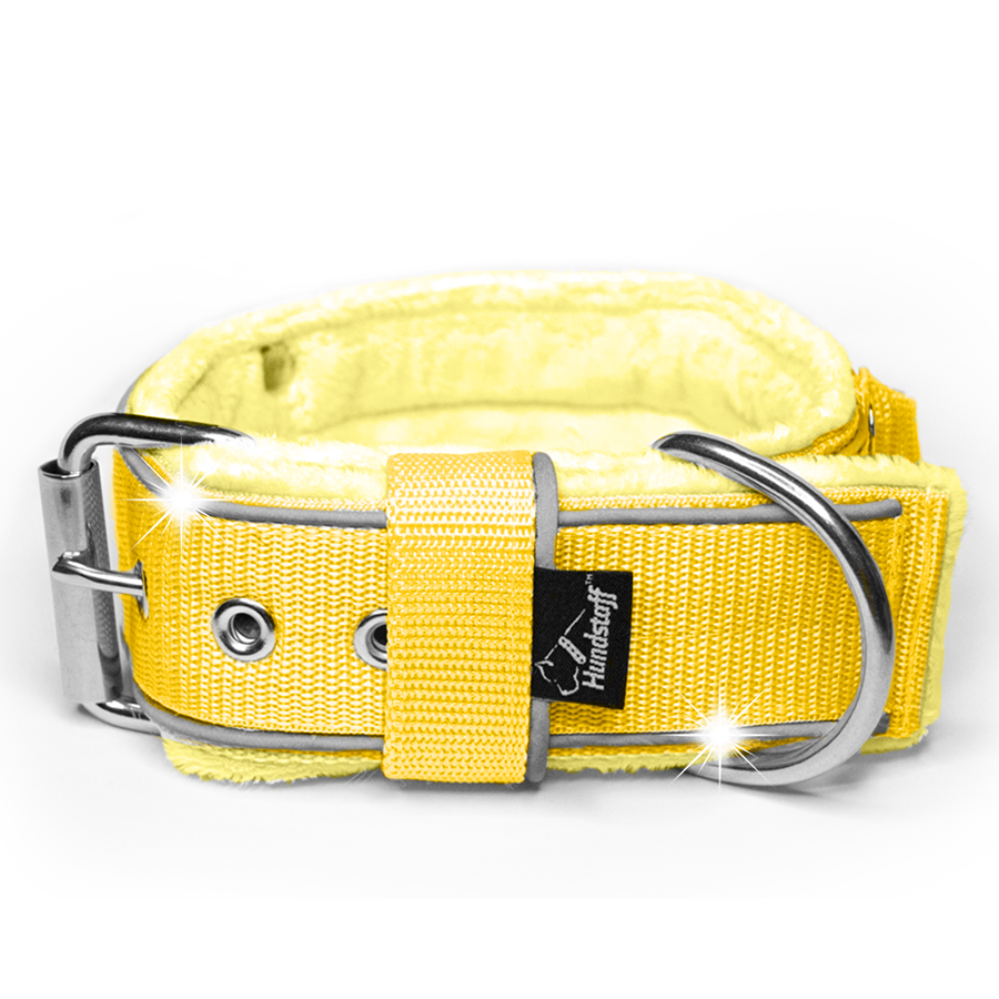 Grip Reflex Baby Yellow - Ljusgult halsband med reflex