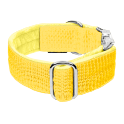 Easy Clip Baby Yellow - Reglerbart halsband med knäppspänne