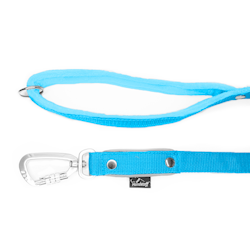 Safe Leash Ocean Blue - Koppel med reflex och twist & lock hake