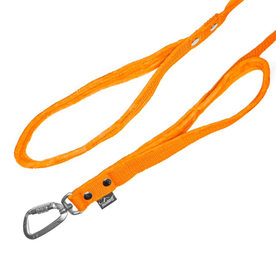 Guard Leash Orange - Väktarkoppel med extra handtag - Hundstaff