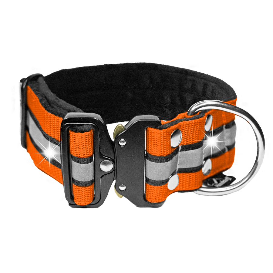 Extreme Buckle Safe Orange - Starkt och säkert reflexhalsaband