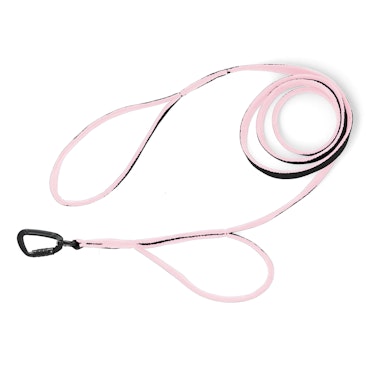 Guard Leash Black Edition Baby Pink - Guard leash with extra handle