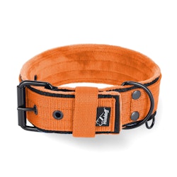Active Komfort Black Edition Orange - Brett slitstarkt halsband med spänne