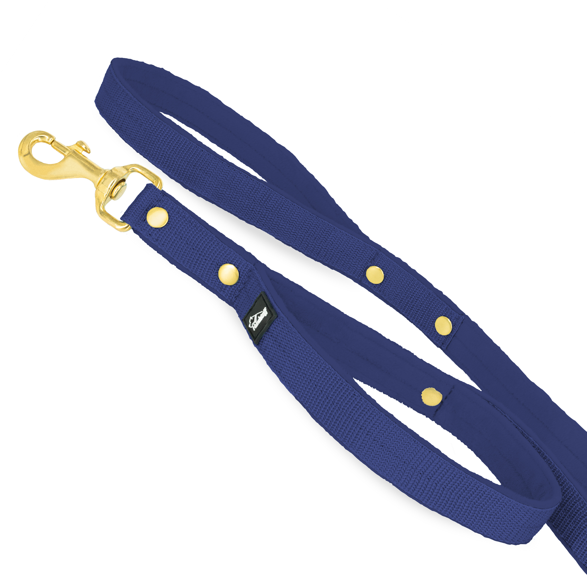 Guard Leash Golden Edition Navy Blue - Väktarkoppel med extra handtag