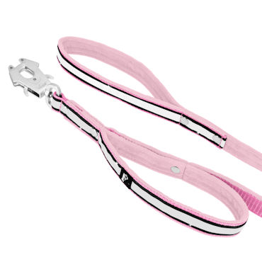 Guard Leash Safe Baby Pink  - Väktarkoppel med handtag & reflex