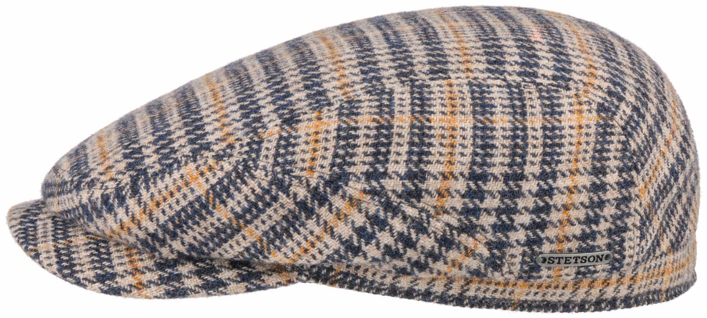 Wool Flat Cap Check [Stetson]