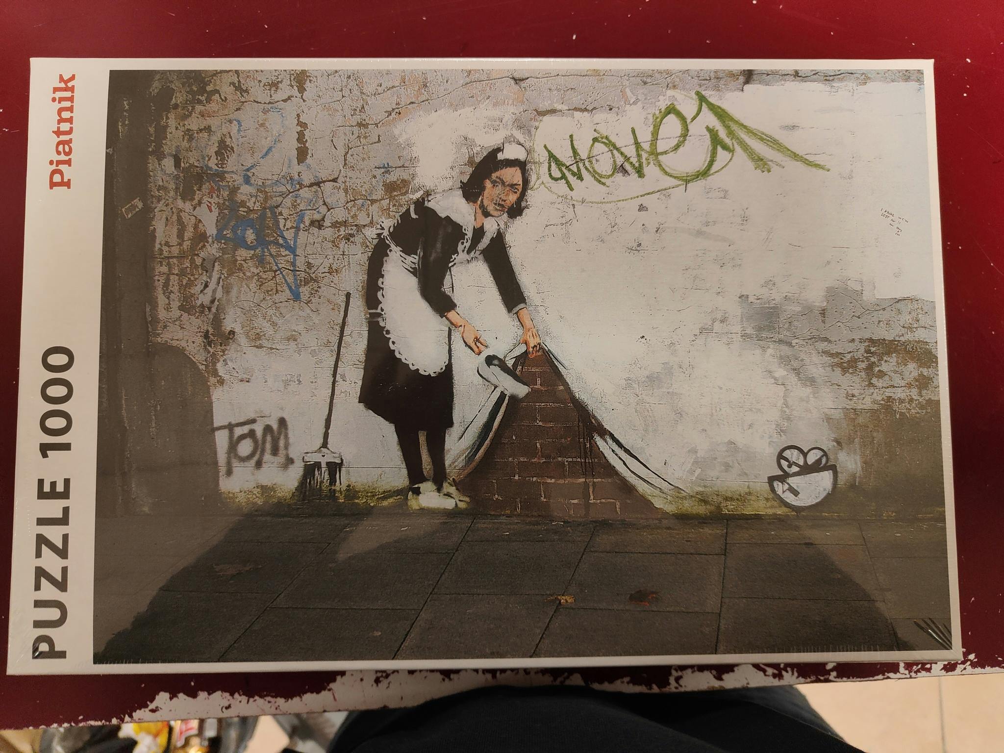 Pussel med motiv av Banksy