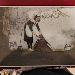 Pussel med motiv av Banksy