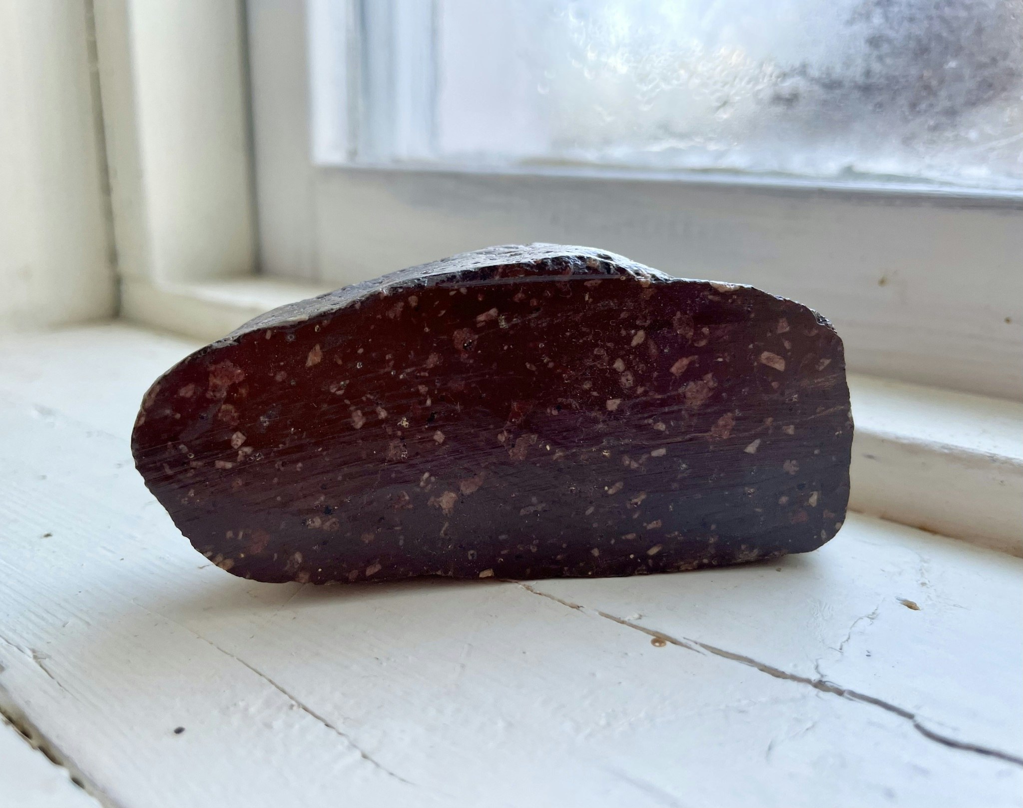 Porfyr råa & slipade