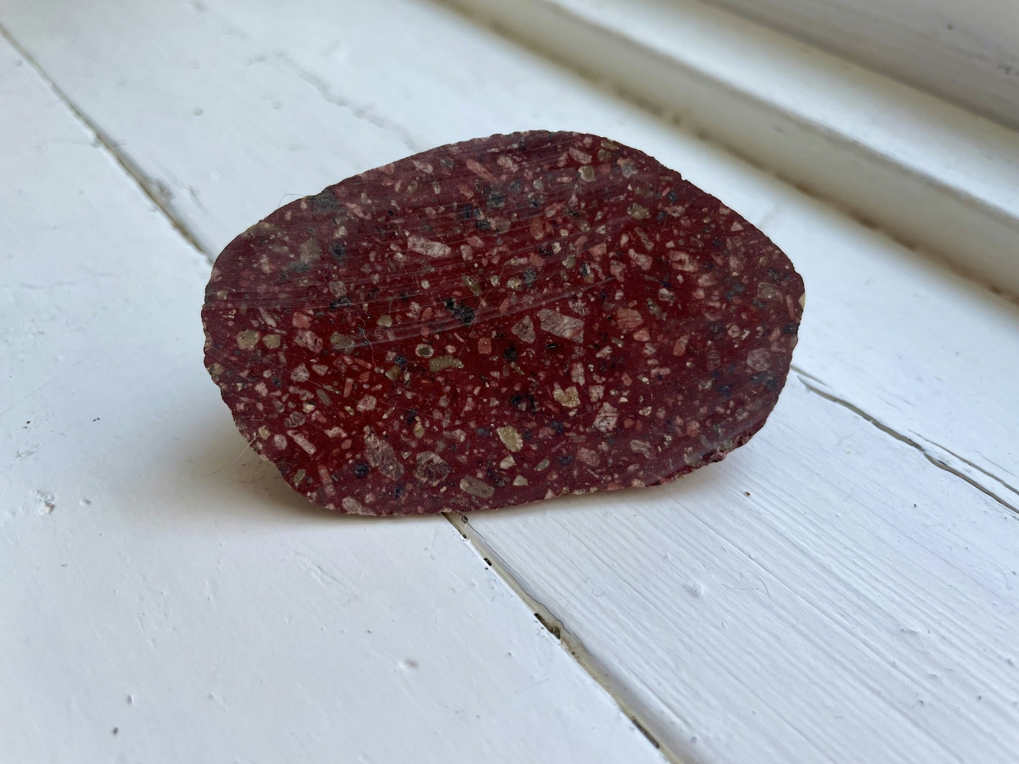 Porfyr råa & slipade