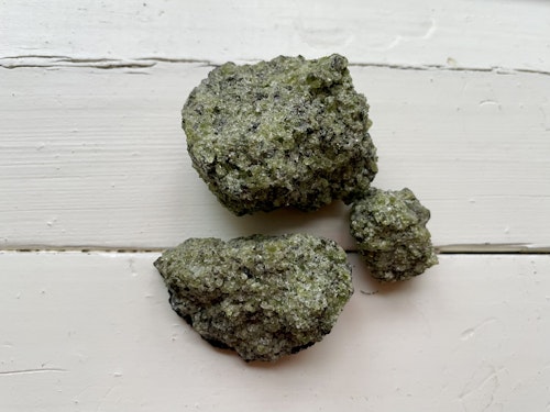 Olivin (Peridot) råa