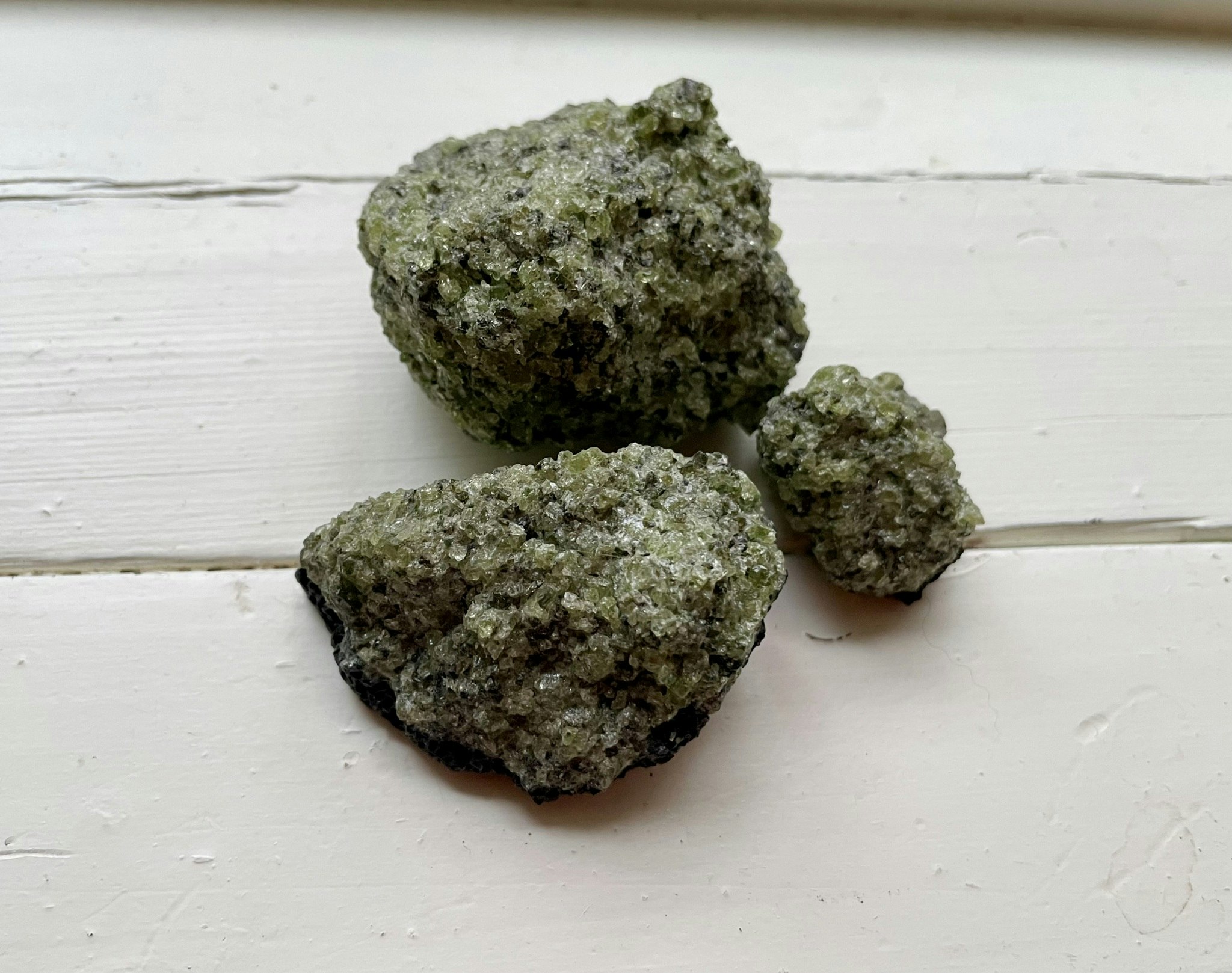Olivin (Peridot) råa