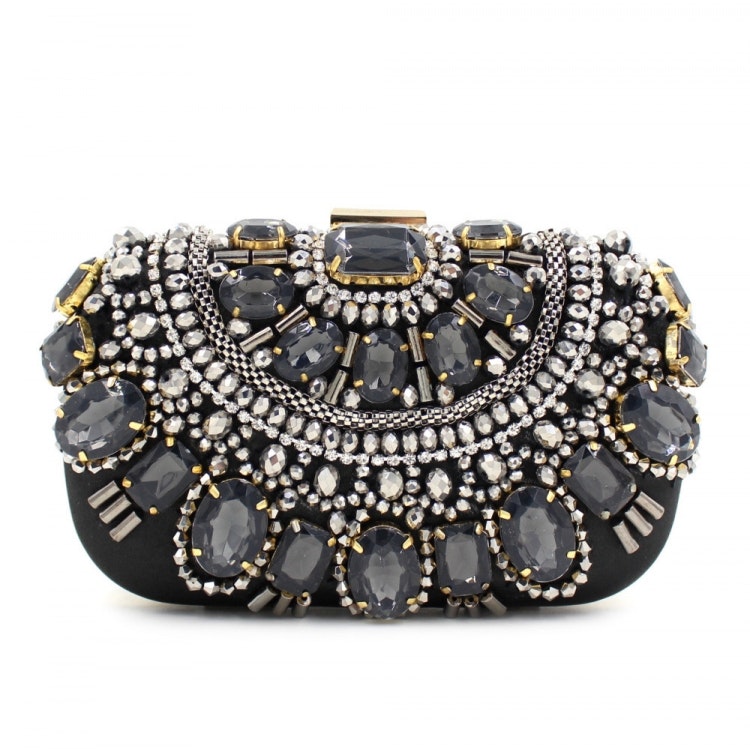 Feyroz Black Clutch