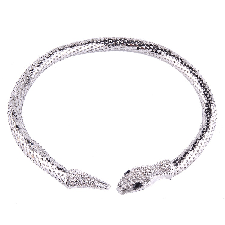 Python Necklace Silver