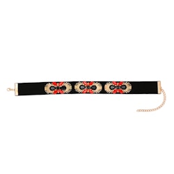 Abha Golden/Red Choker