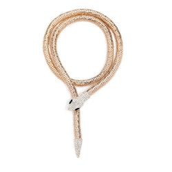 Python Long Necklace Gold