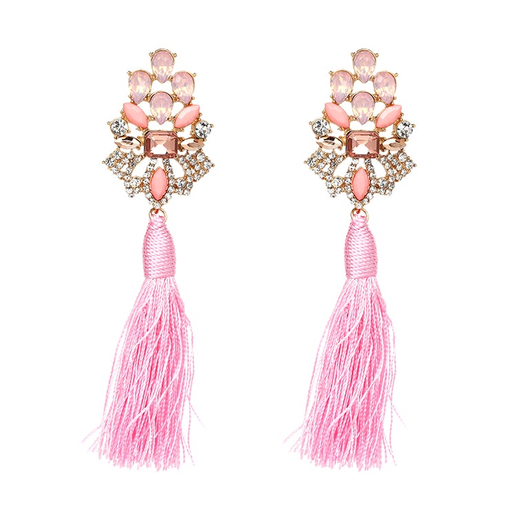 Örhängen Stina Pink Tassel