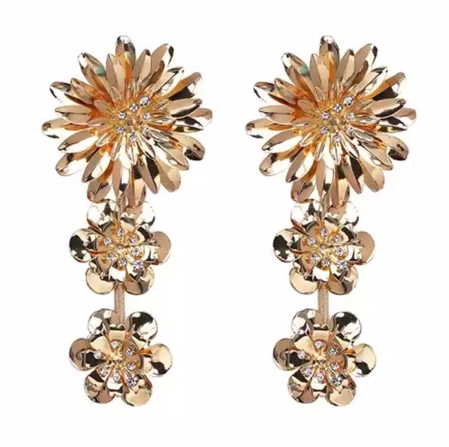 Magdalena Earrings Gold