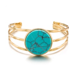 Ellen Turquoise  Marble Bracelet