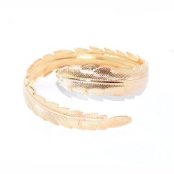 Golden Feather Bracelet