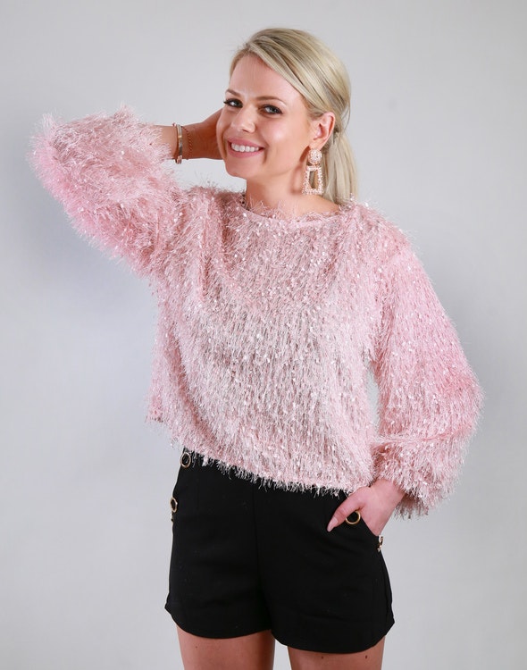 Cozy Chrissie Sweater Pink