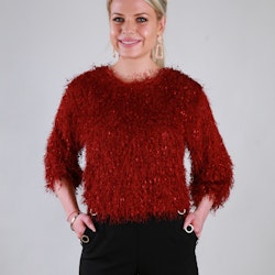 Cozy Chrissie Sweater Red