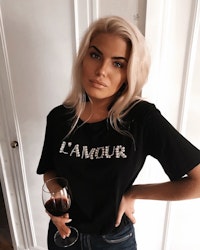 L´amour T-shirt Black