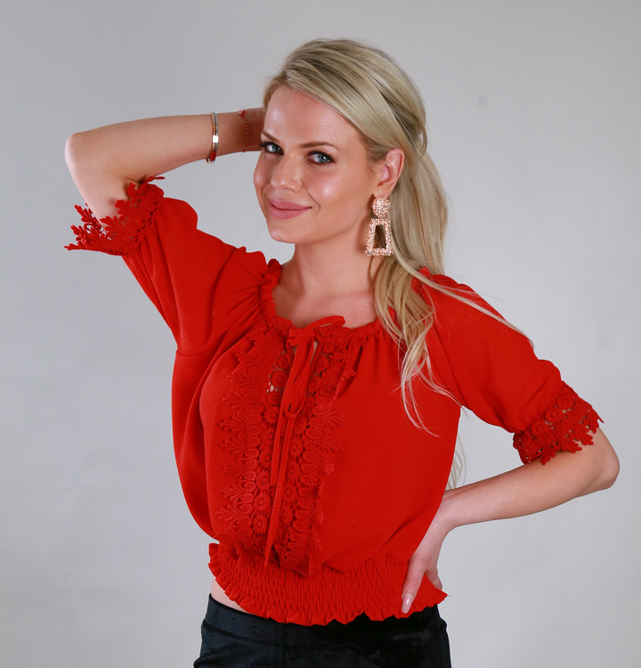 Sussie Top Red