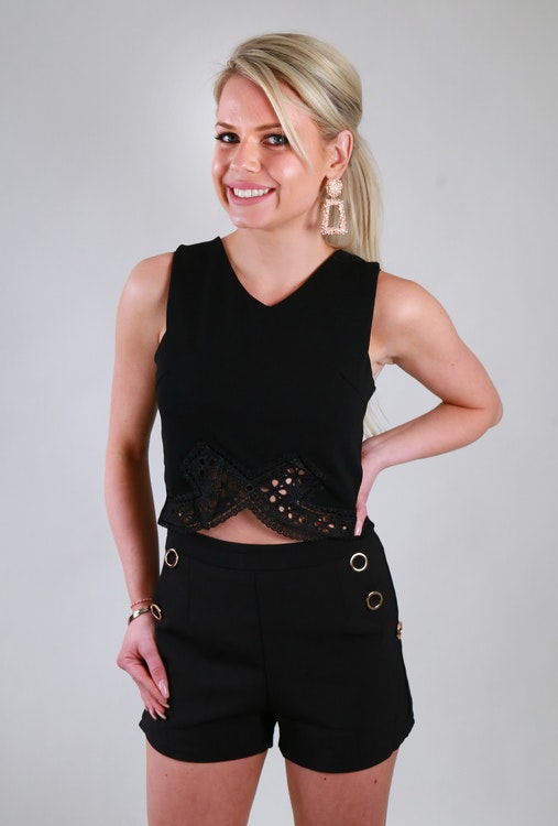 Caroline Top Black