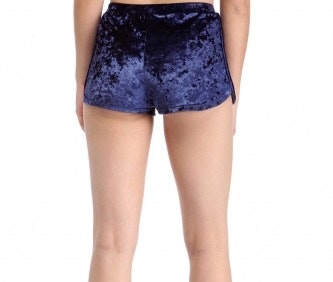 Mrs. Velvet Shorts Crushed Blue