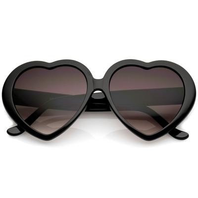 Heart Sunglasses Black