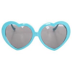 Heart Sunglasses Turquoise