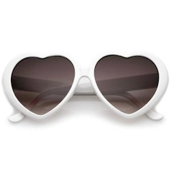 Heart Sunglasses White