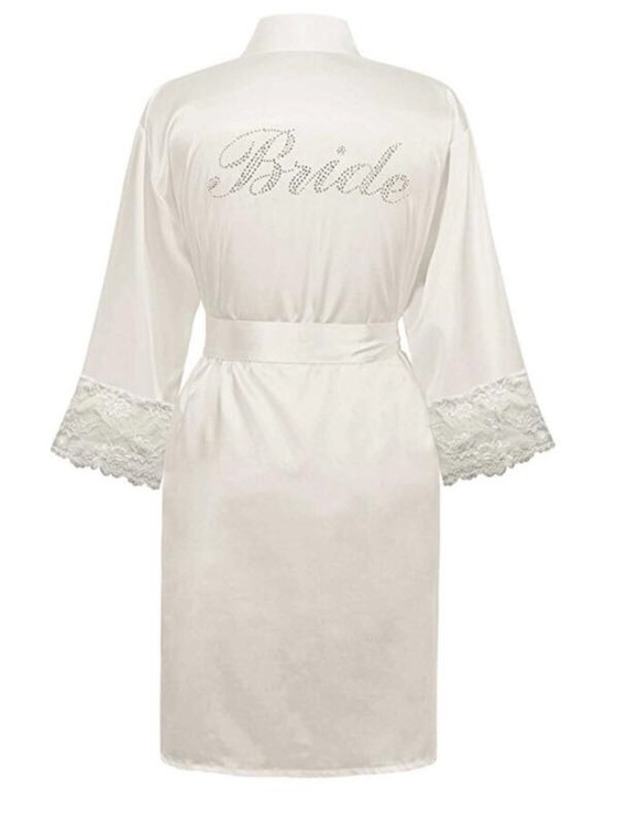 Bride Robe With Lace