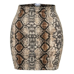 Snakeprint Skirt