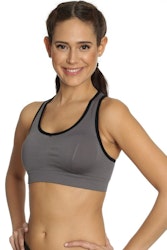 Seamless Sports Bra Grey