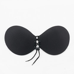 Self-adhesive Bra With Lacing Black