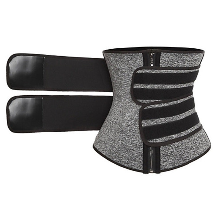Emory - Unisex Double Velcro Neoprene Sweat Shaperwear 9 steelbones Grey
