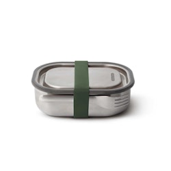 Stainless Steel Lunch Box Olive  - SMALL