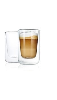 BLOMUS Nero isolerade Cappucinoglas, 2 st