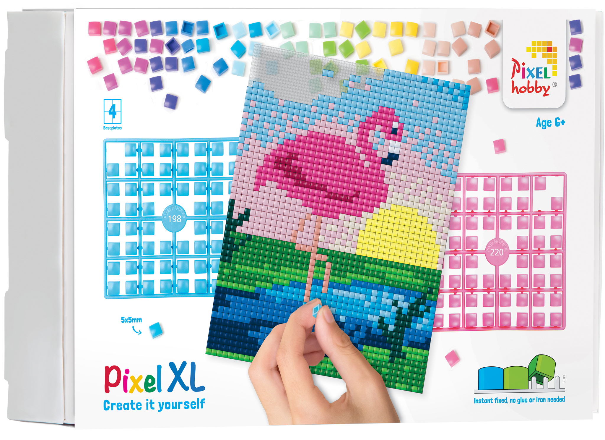 Pixel XL set fyra plattor