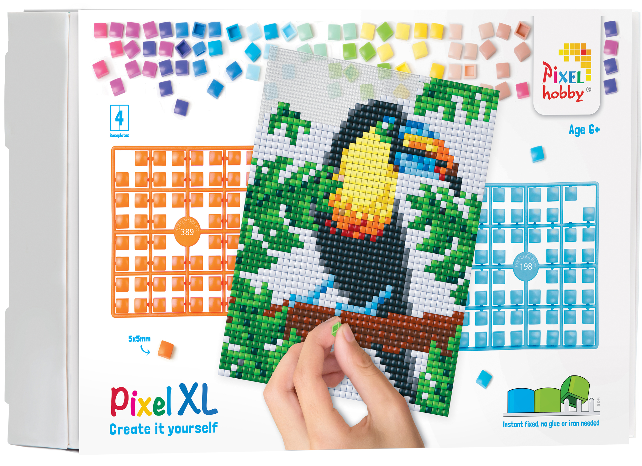 Pixel XL set fyra plattor