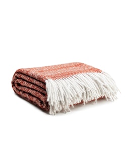 Ullpläd Woven, Rost 130x170cm