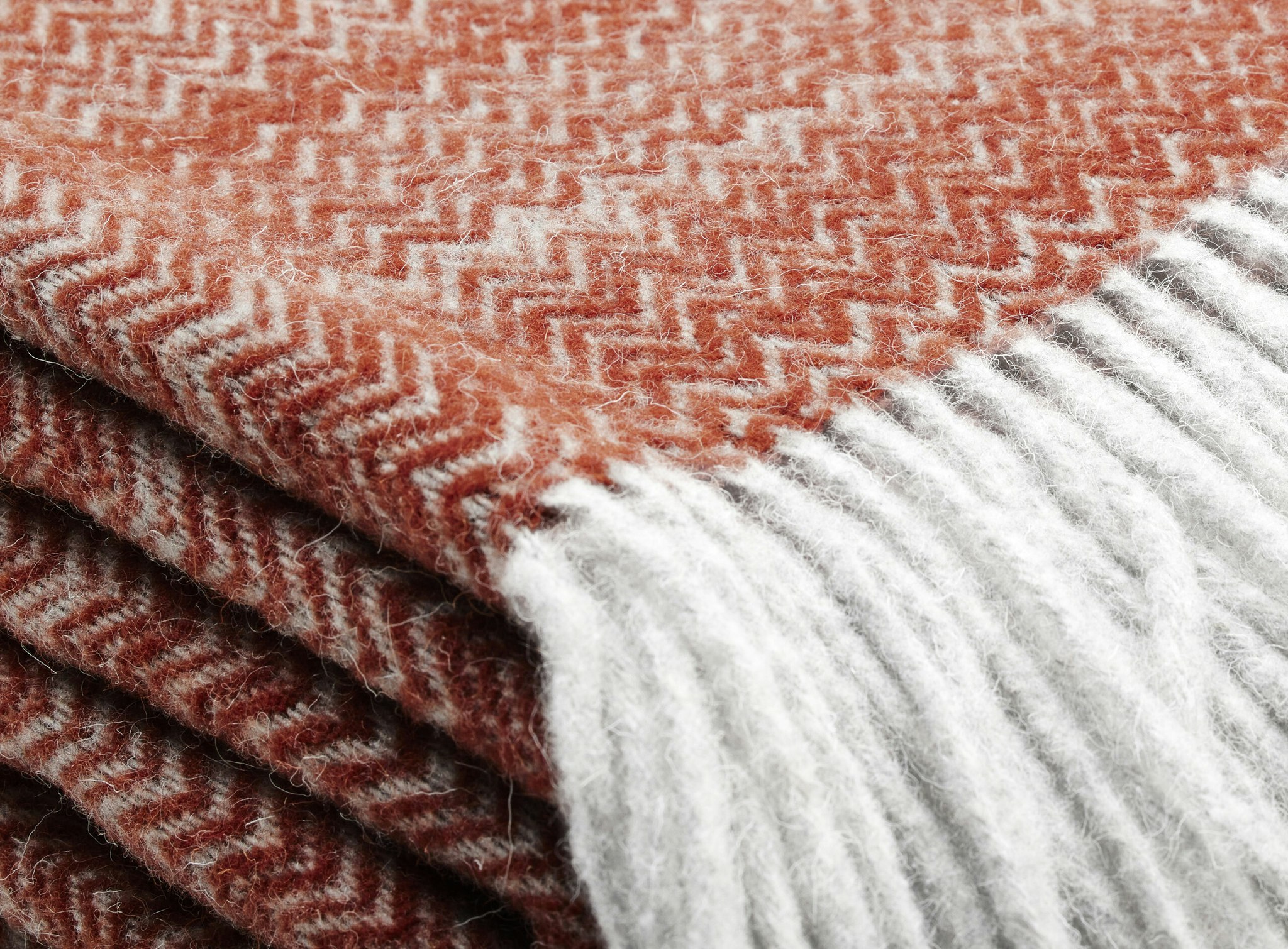 Ullpläd Woven, Rost 130x170cm
